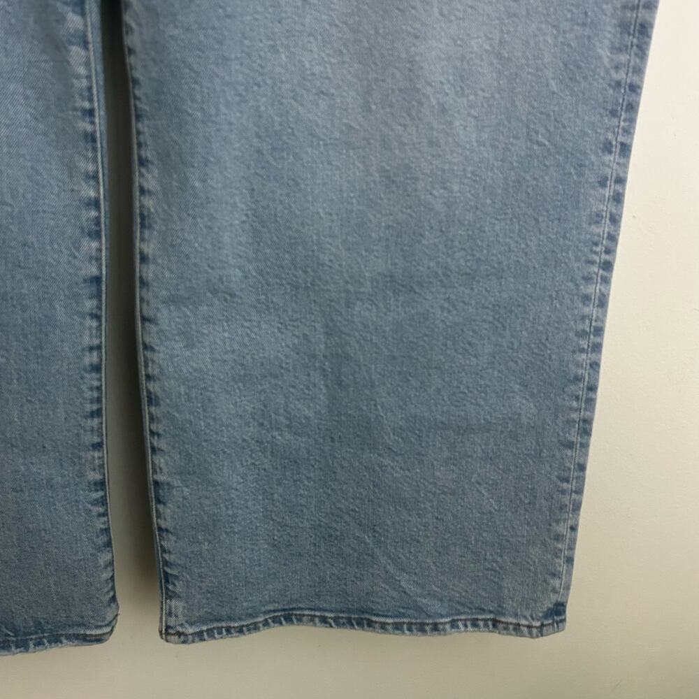 J. Crew Women's '96 Curvy Slim Wide Leg Denim Jeans Light Wash 35 New - Picture 4 of 10